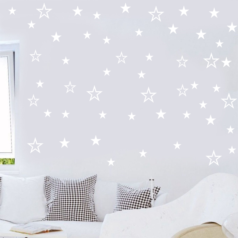 Pegatina de pared de estrellas - Baby Nursery Labels reseña y precio