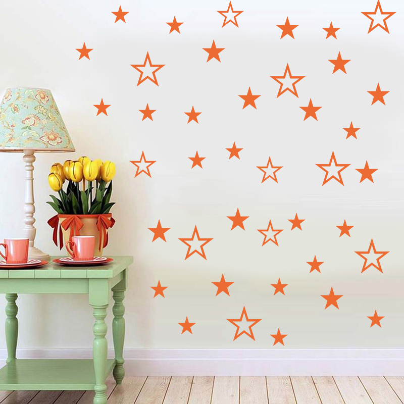 Pegatina de pared de estrellas - Baby Nursery Labels reseña y precio