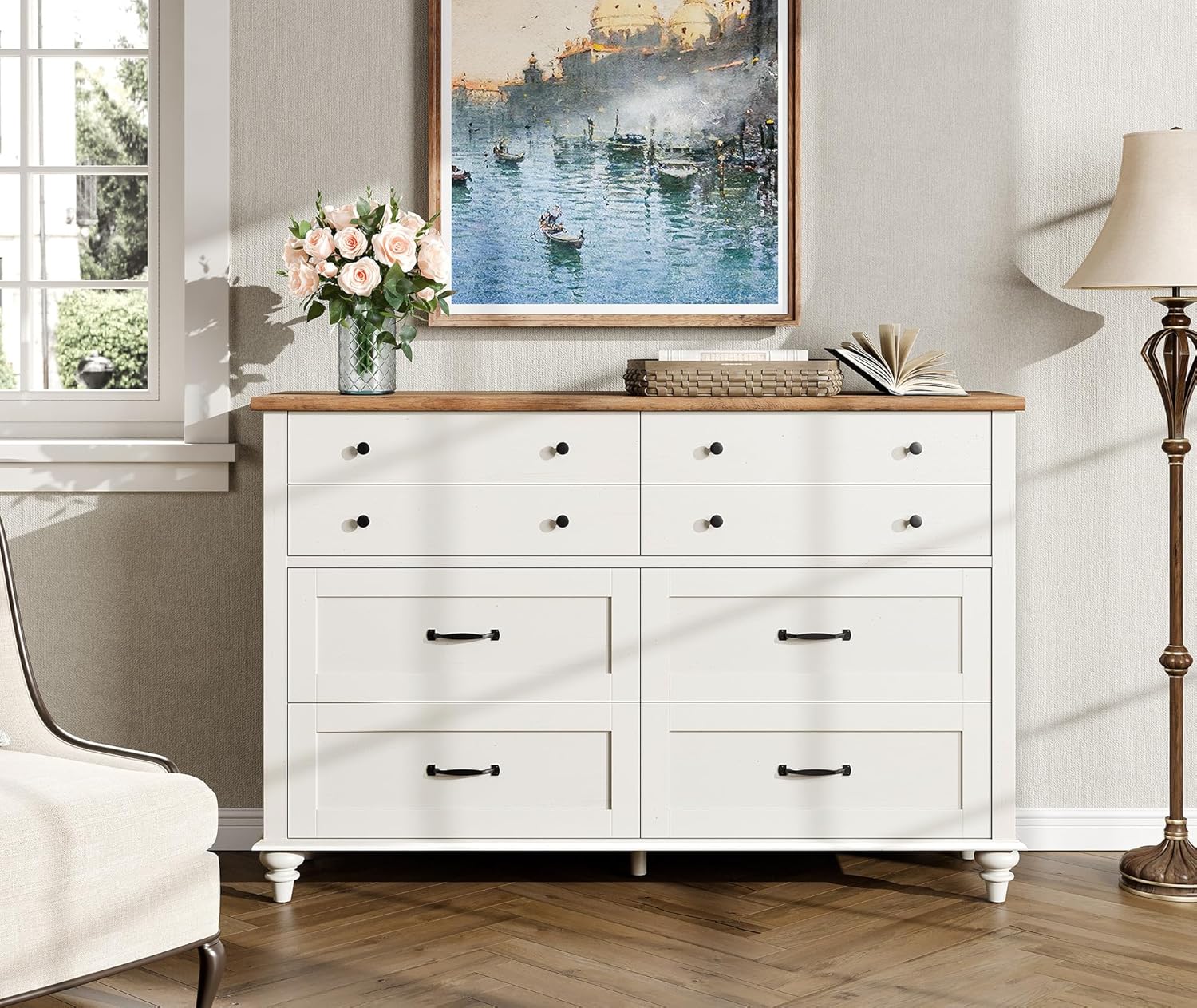 Cómoda Moderna para Niños con  - Baby Nursery Chest Of Drawers reseña y precio