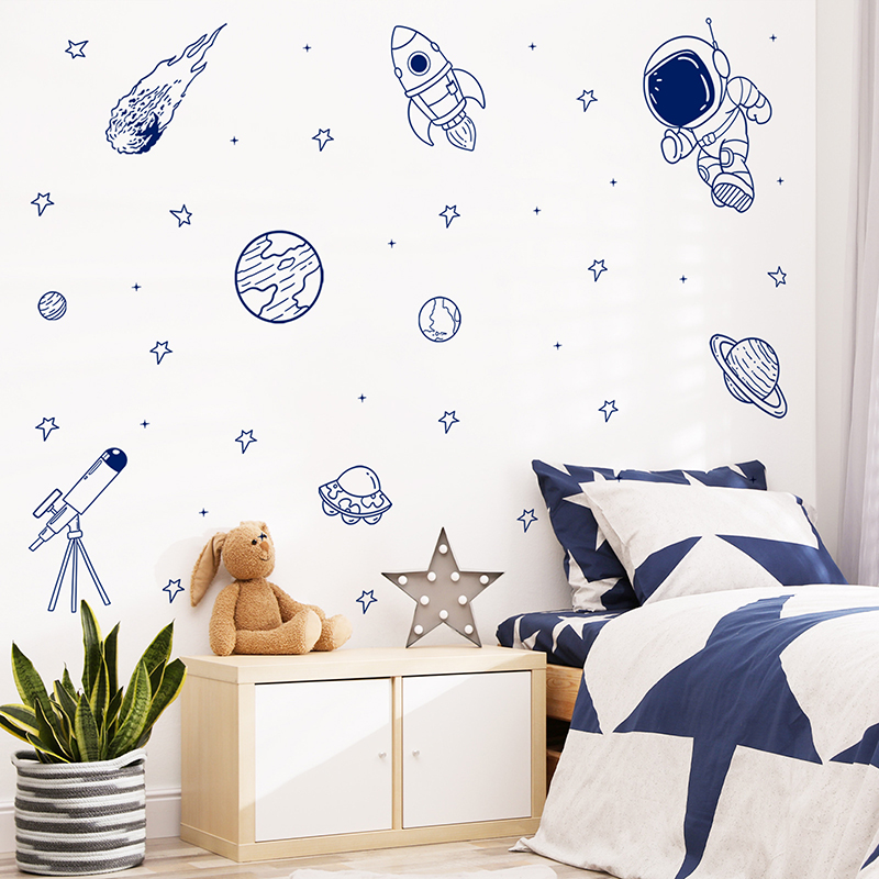 Pegatina de pared autoadhesiva - Baby Nursery Labels reseña y precio