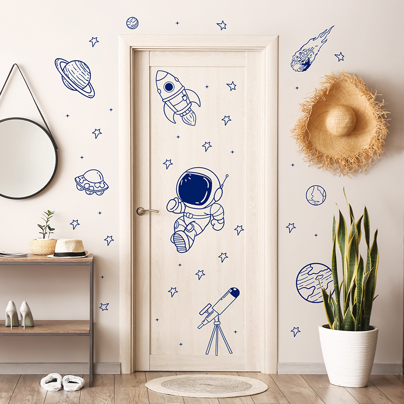 Pegatina de pared autoadhesiva - Baby Nursery Labels reseña y precio
