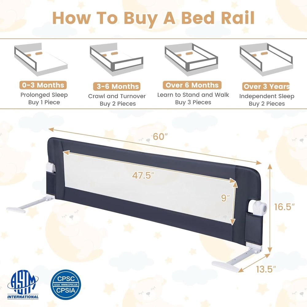 Barandilla de Seguridad Extra  - Bed Rail Toddler reseña y precio