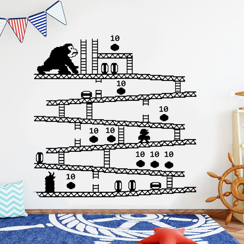 Adhesivo de Pared de Videojueg - Baby Nursery Labels reseña y precio