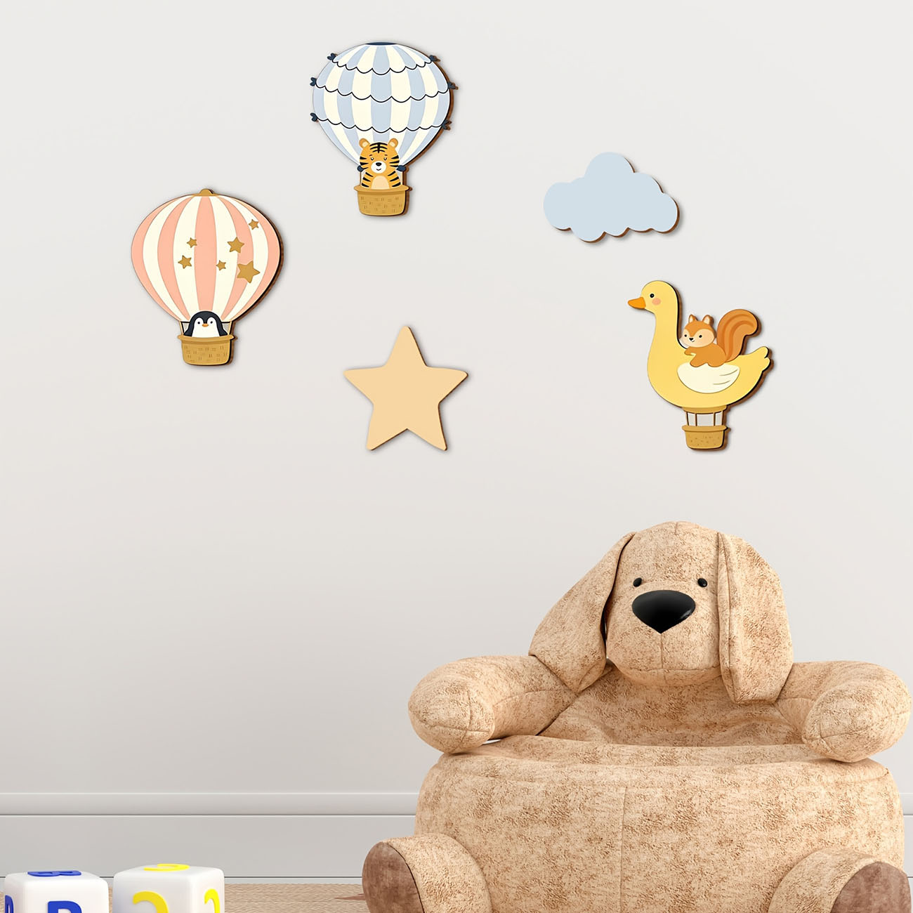 5 pegatinas de madera para par - Baby Nursery Stickers reseña y precio