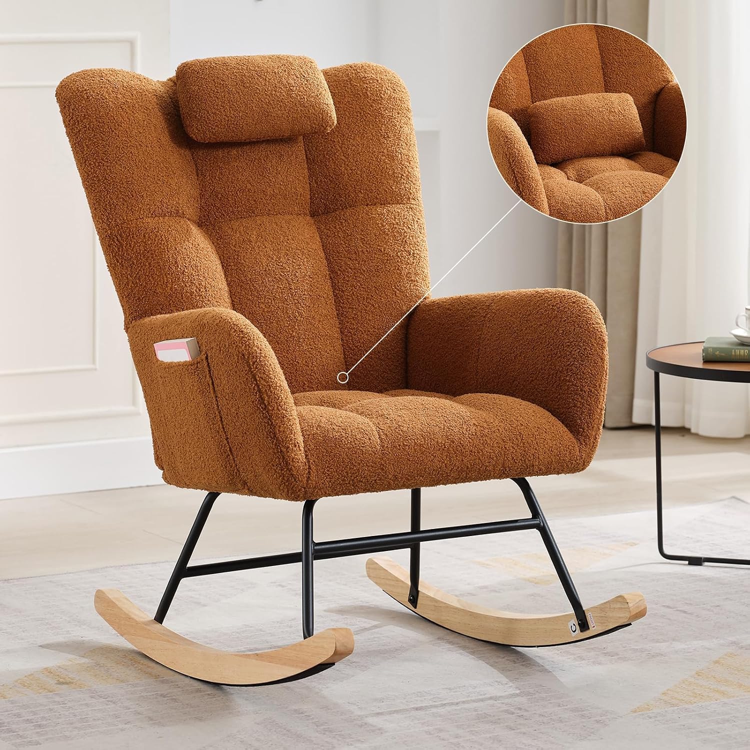Silla Mecedora Teddy Glider pa - Rocking Chair Nursery reseña y precio